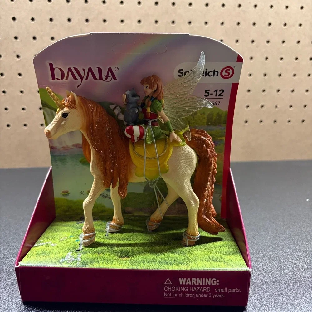 Schleich Bayala #70567 Fairy Marween with glitter unicorn and pet  New in box